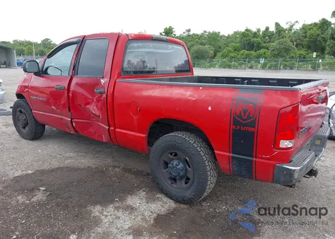 2004 Dodge Ram 2500 Slt/Laramie из США, поврежденный, VIN 3D7KA28D14G205455